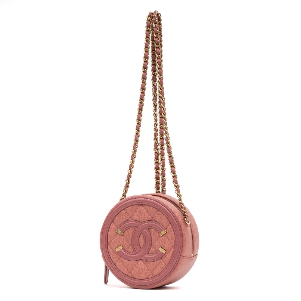 Chanel Filigree Round Chain Clutch Mini - Picture 2 of 9